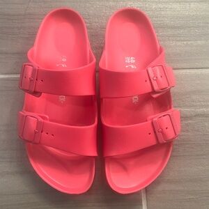 Pink Birkenstock Arizona Eva Sandals, size 40